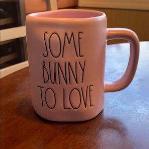 Rae dunn pink some bunny to love mug